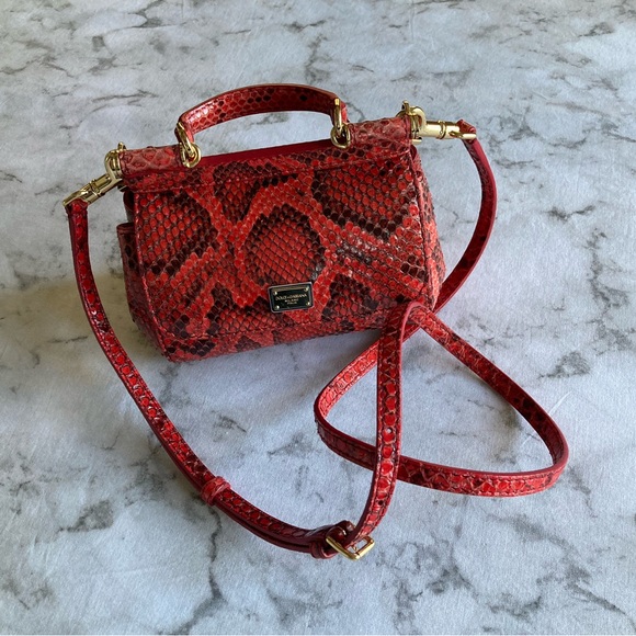 Red Python Miss Sicily Dolce & Gabbana - Picture 2 of 10